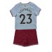 Billige Aston Villa Philippe Coutinho #23 Bortetrøye Barn 2022-23 Kortermet (+ korte bukser)